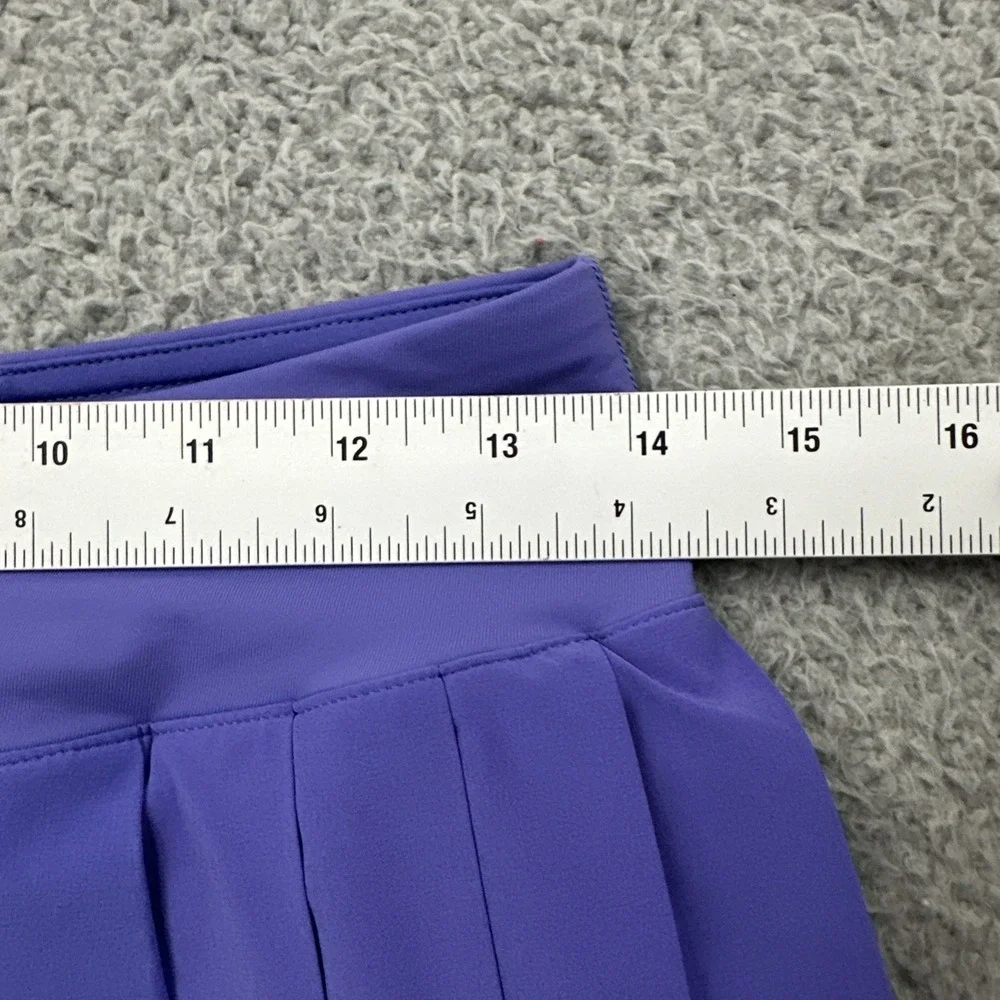 Lululemon Side Pleat High Rise Tennis Skirt Skort Charged Indigo Women's 6